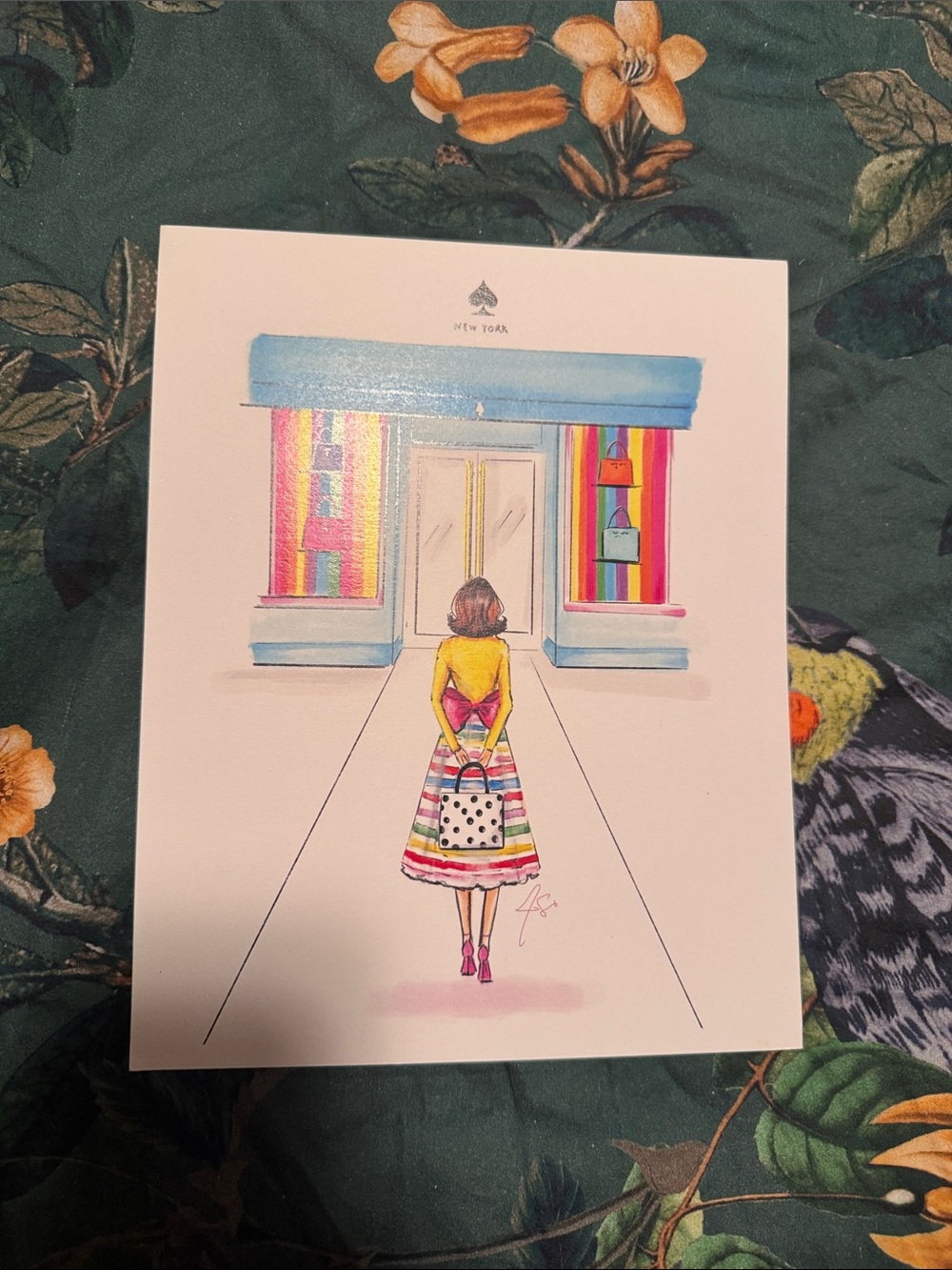 8x10 Melsy’s Illustrations Kate Spade Art Print